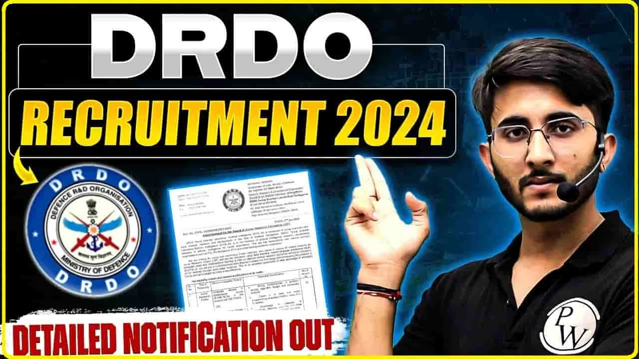 DRDO Recruitment 2024 || डीआरडीओ ने 10वीं पास युवाओं के लिए निकाली भर्ती, बिना परीक्षा होगा चयन, डिटेल यहां