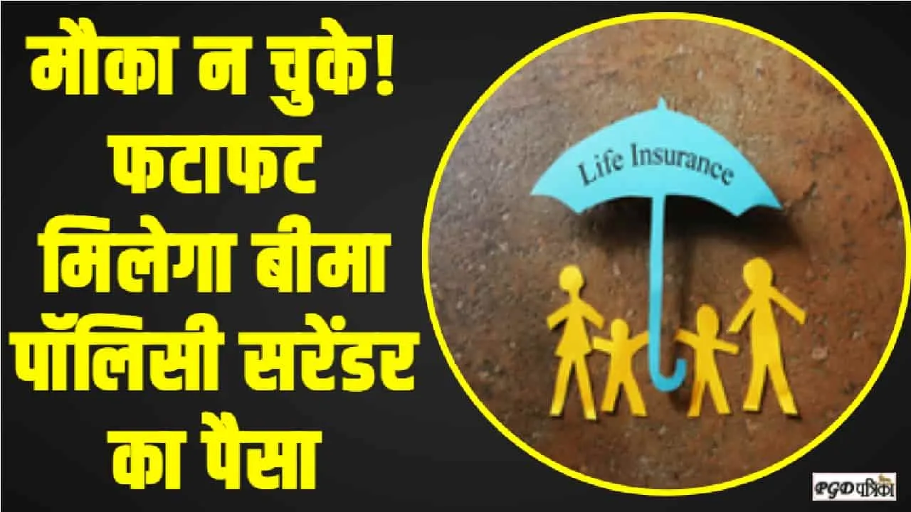 LIC Policy Surrender || मौका न चुके! फटाफट मिलेगा बीमा पॉलिसी सरेंडर का पैसा, नियमों में हुआ बदलाव