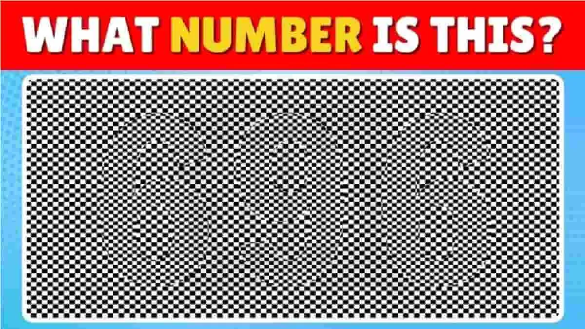 Optical Illusion: दिमाग हिला देने वाली फोटो, दम है तो इस फोटो में रहस्यमयी संख्या क्या है, सेंकड में खोजना होगा जवाब