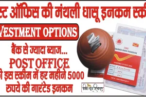 Post Office Monthly Income Account || बैंक से ज्यादा ब्याज… Post Office की इस स्कीम में हर महीने 5000 रुपये की गारंटेड इनकम, करें ये काम