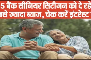 Senior Citizen FD Interest Rates 2024  || Senior Citizens के लिए ये 4 बैंक हैं FD का बेस्ट ठिकाना, 8.50% तक का दे रहे हैं ब्याज, देखिए पूरी लिस्ट