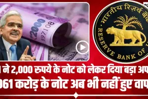 RS 2000 Currency Note Update || RBI ने 2,000 रुपये के नोट को लेकर दिया बड़ा अपडेट, आपके पास भी है तो जान लें कैसे होगा वापस?