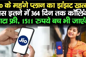 JIO OFFER: आखिरकार घुटनों पर आया Jio , महंगे प्लान की टेंशन खत्म, इस प्लान में 364 दिन की वैलिडिटी और फ्री कॉलिंग