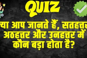 Trending Quiz : क्या आप जानते हैं, सतहत्तर, अठहत्तर और उनहत्तर में कौन बड़ा होता है?