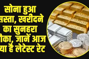 Gold Price Today : सोना हुआ सस्ता, खरीदने का सुनहरा मौका, जानें आज क्या है लेटेस्ट रेट